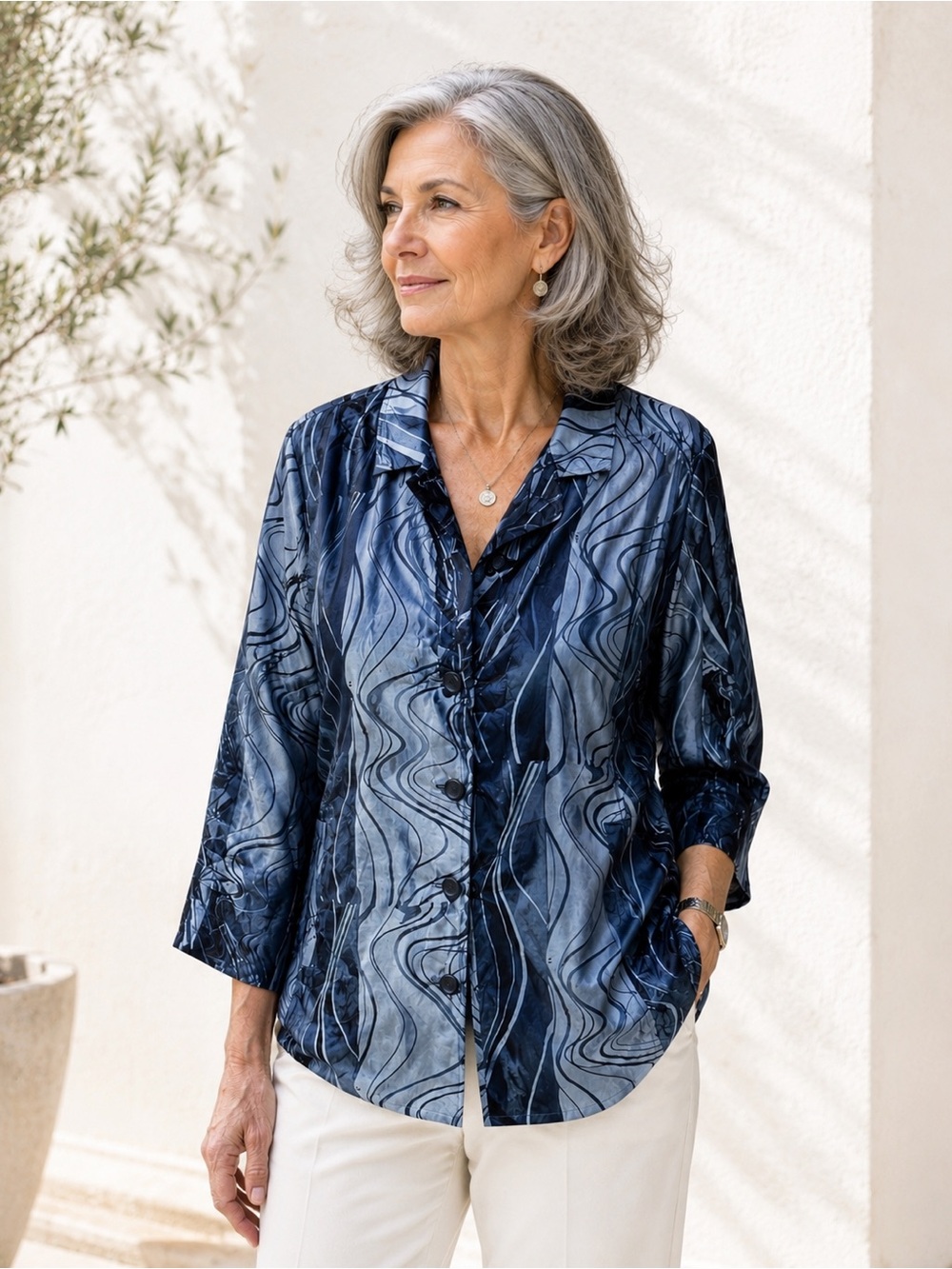 NWT LIV BY HABITAT CLOTHES WOMENS BOYFRIEND CRINKLE JACKET Sz L/XL